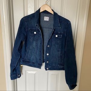 Elle denim dark wash jean jacket, XL